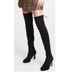 NWOT Stuart Weitzman Ledyland Over-the-Knee Stretch Suede Boots | US 8 (EU 38.5)